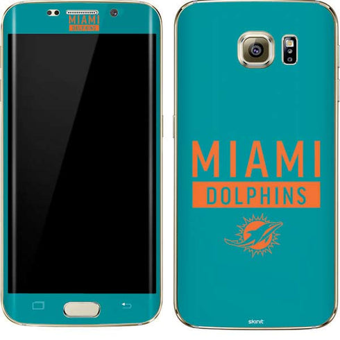 NFL Miami Dolphins Teal Performance Series Galaxy S7 Edge Skin